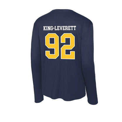 North Carolina A&T - NCAA Football : Jelani King-Leverett - Activewear Long Sleeve T-Shirt-1