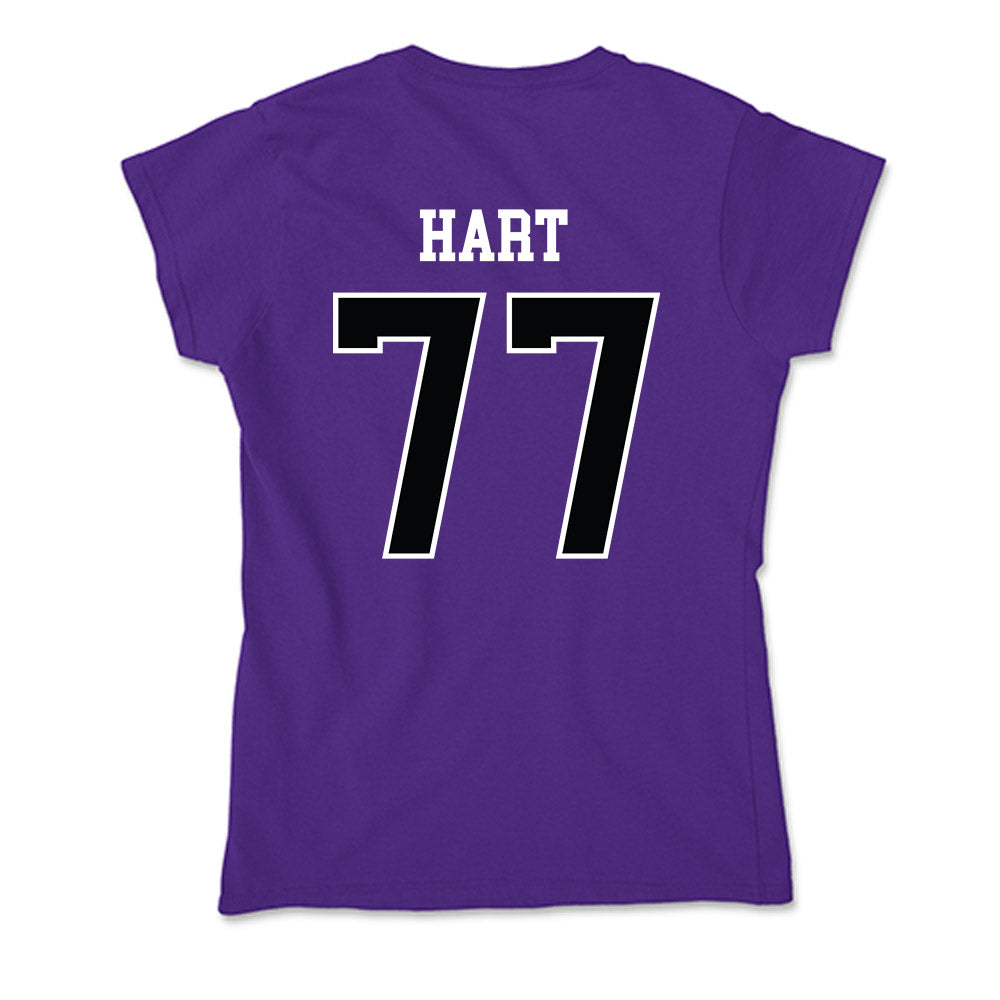 Stonehill - NCAA Football : Griffin Hart - Soft Style Women’s T-Shirt-1