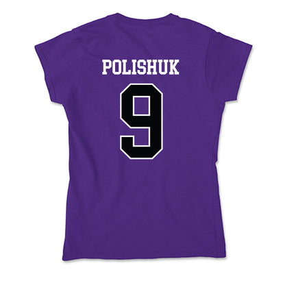 Stonehill - NCAA Women's Volleyball : Gabrielle (Gabi) Polishuk - Soft Style Women’s T-Shirt-1