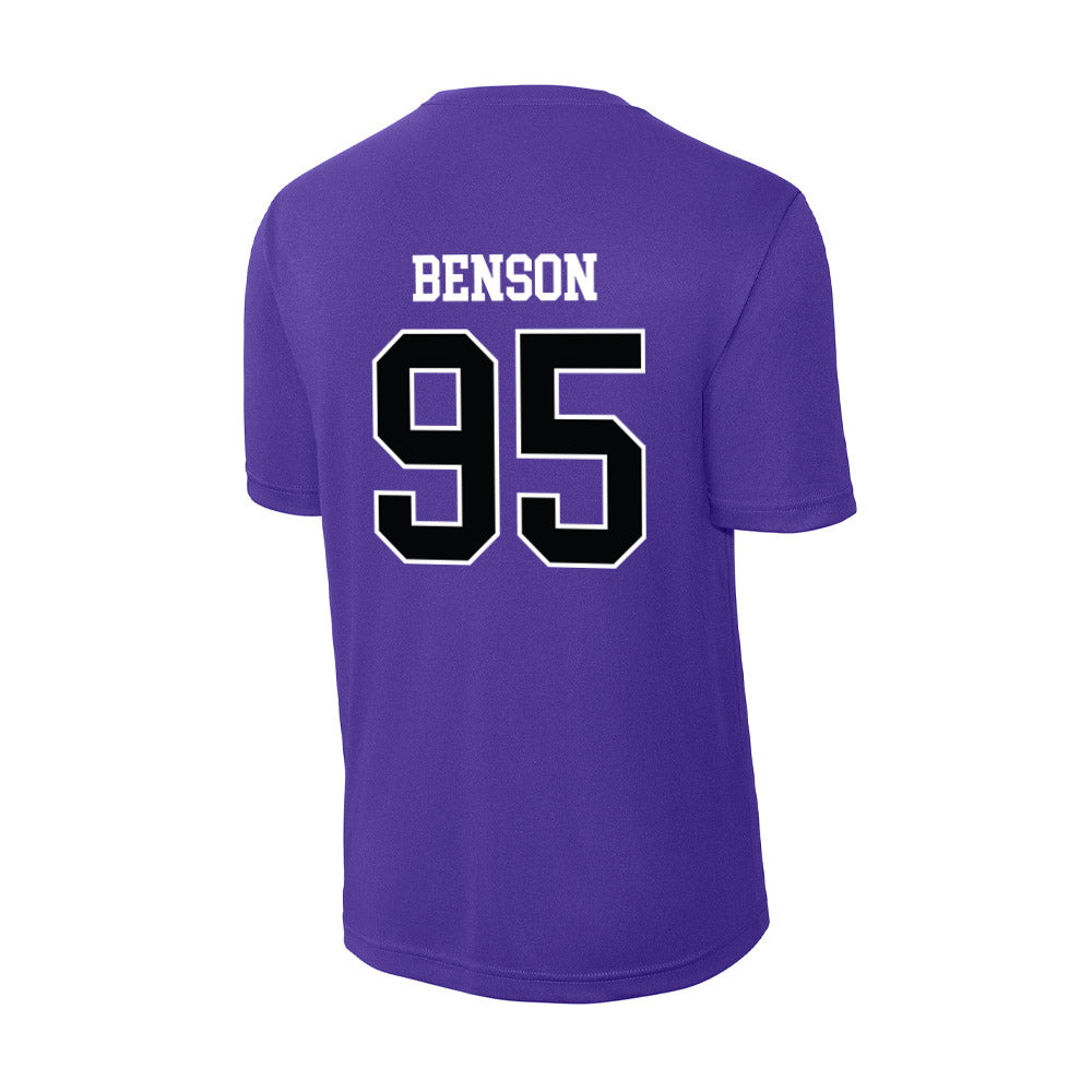 Stonehill - NCAA Football : Brian Benson - Activewear T-Shirt-1