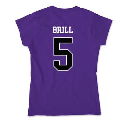 Stonehill - NCAA Softball : Jessica Brill - Soft Style Women’s T-Shirt-1