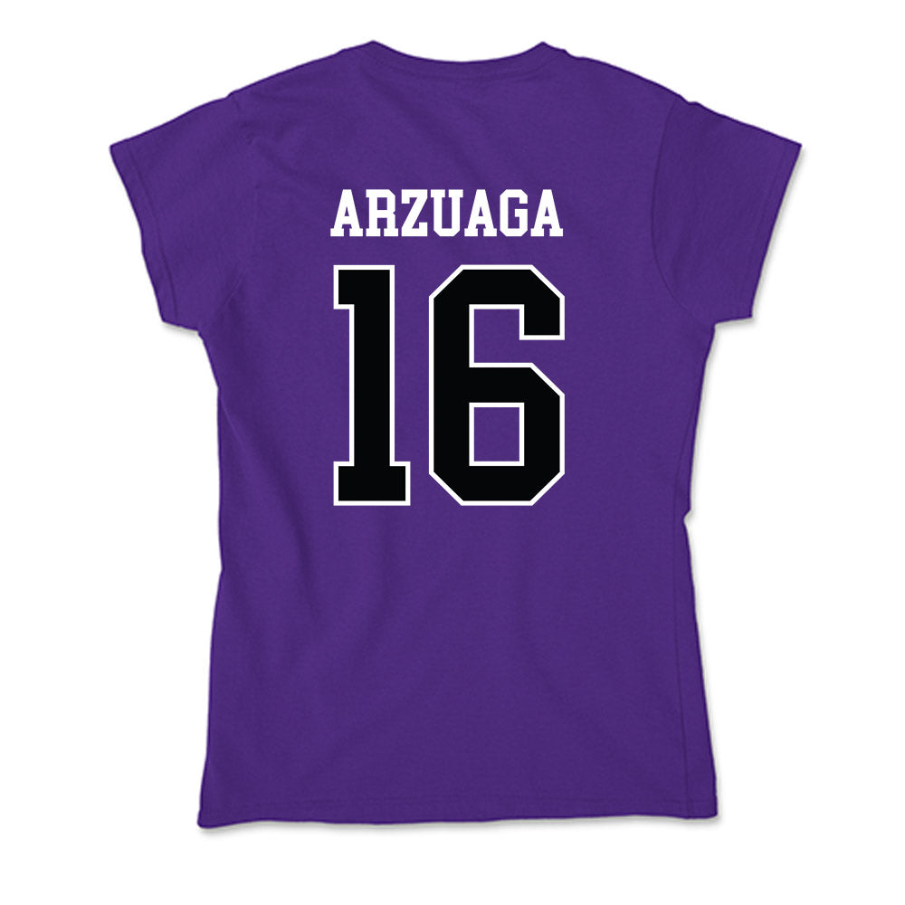 Stonehill - NCAA Baseball : Giovanni Arzuaga - Soft Style Women’s T-Shirt-1