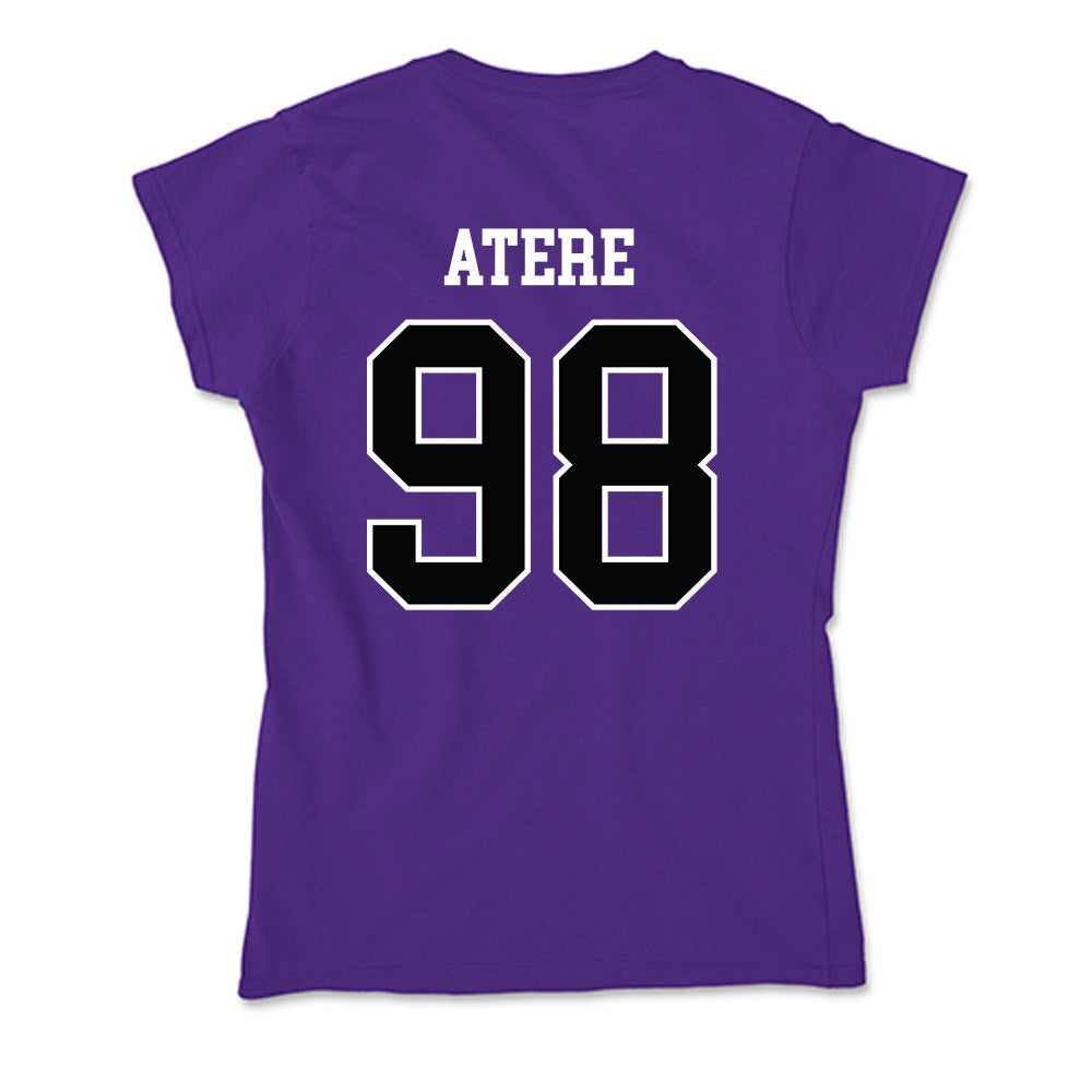Stonehill - NCAA Football : Demilade Atere - Soft Style Women’s T-Shirt-1