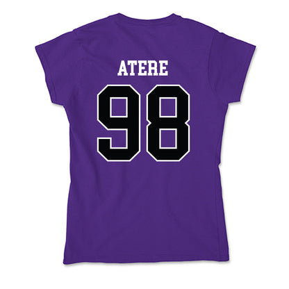 Stonehill - NCAA Football : Demilade Atere - Soft Style Women’s T-Shirt-1