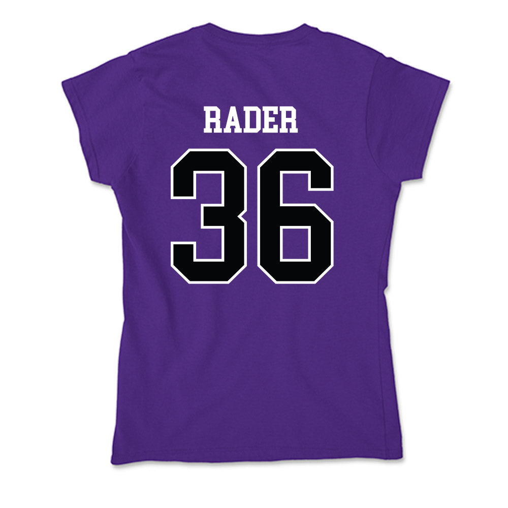 Stonehill - NCAA Baseball : Brayden Rader - Soft Style Women’s T-Shirt-1