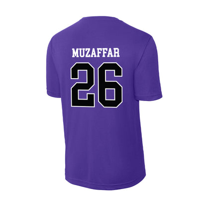 Stonehill - NCAA Men's Soccer : Amman Muzaffar - Activewear T-Shirt-1