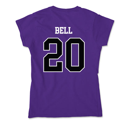 Stonehill - NCAA Baseball : Hunter Bell - Soft Style Women’s T-Shirt-1