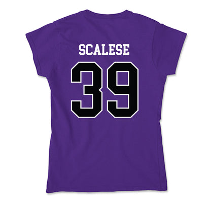 Stonehill - NCAA Football : Domenic Scalese - Soft Style Women’s T-Shirt-1