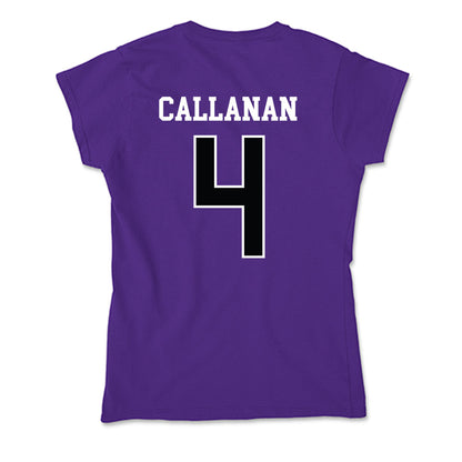 Stonehill - NCAA Equestrian : Shay Callanan - Soft Style Women’s T-Shirt-1