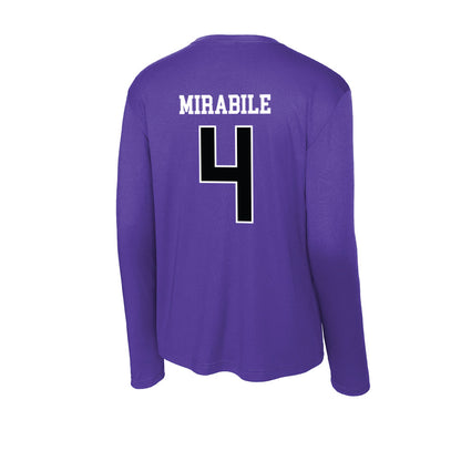 Stonehill - NCAA Women's Field Hockey : Karleigh Mirabile - Activewear Long Sleeve T-Shirt-1
