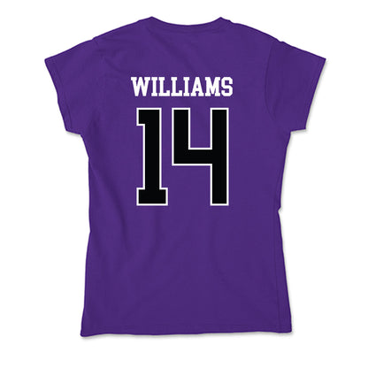Stonehill - NCAA Football : Jahnez Williams - Soft Style Women’s T-Shirt-1
