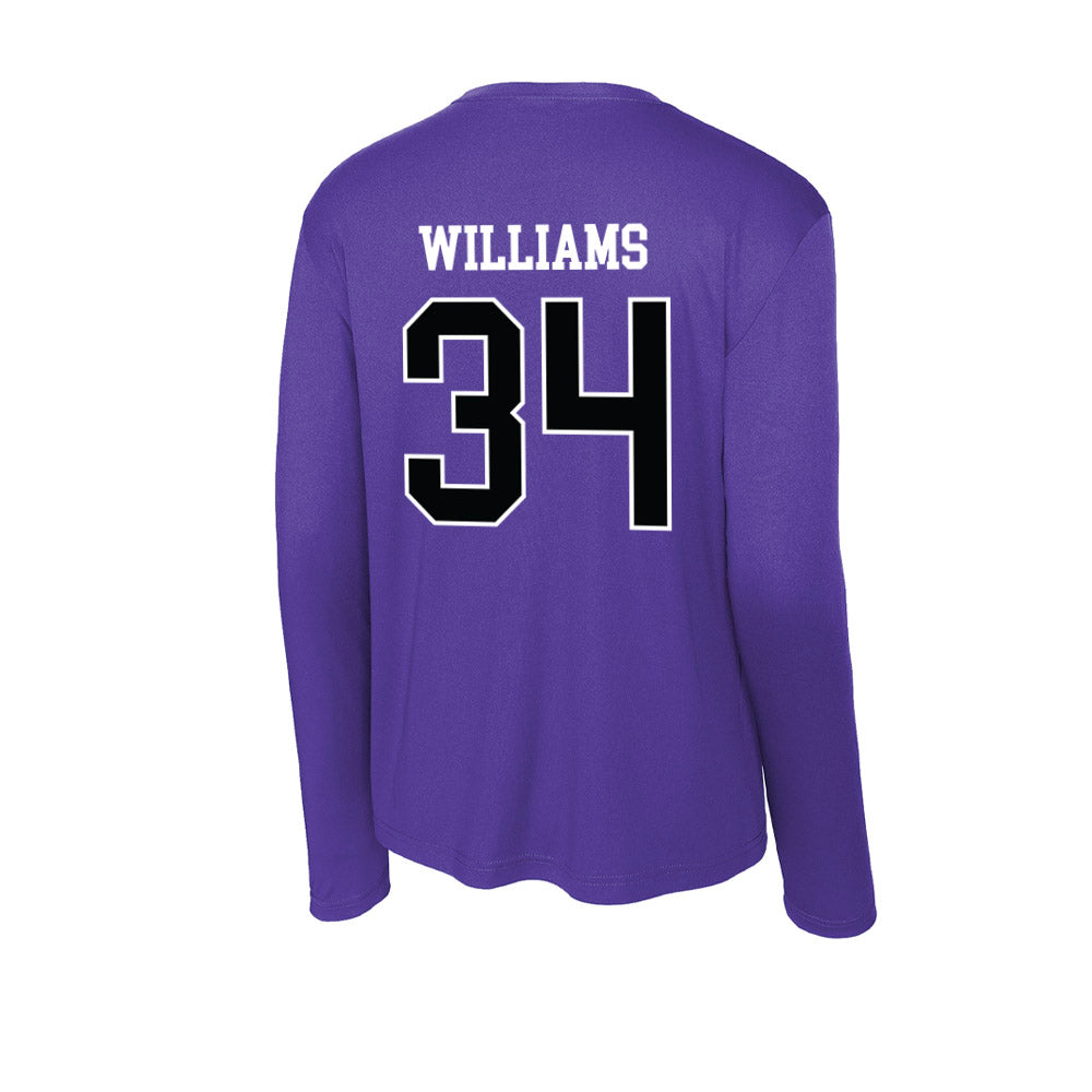 Stonehill - NCAA Football : Ja'Dyn Williams - Activewear Long Sleeve T-Shirt-1