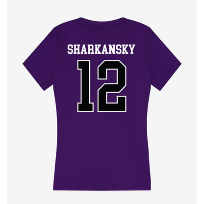 Stonehill - NCAA Women's Soccer : Olivia Sharkansky - Women's V-Neck T-Shirt-1