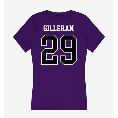 Stonehill - NCAA Baseball : Jimmy Gilleran - Women's V-Neck T-Shirt-1
