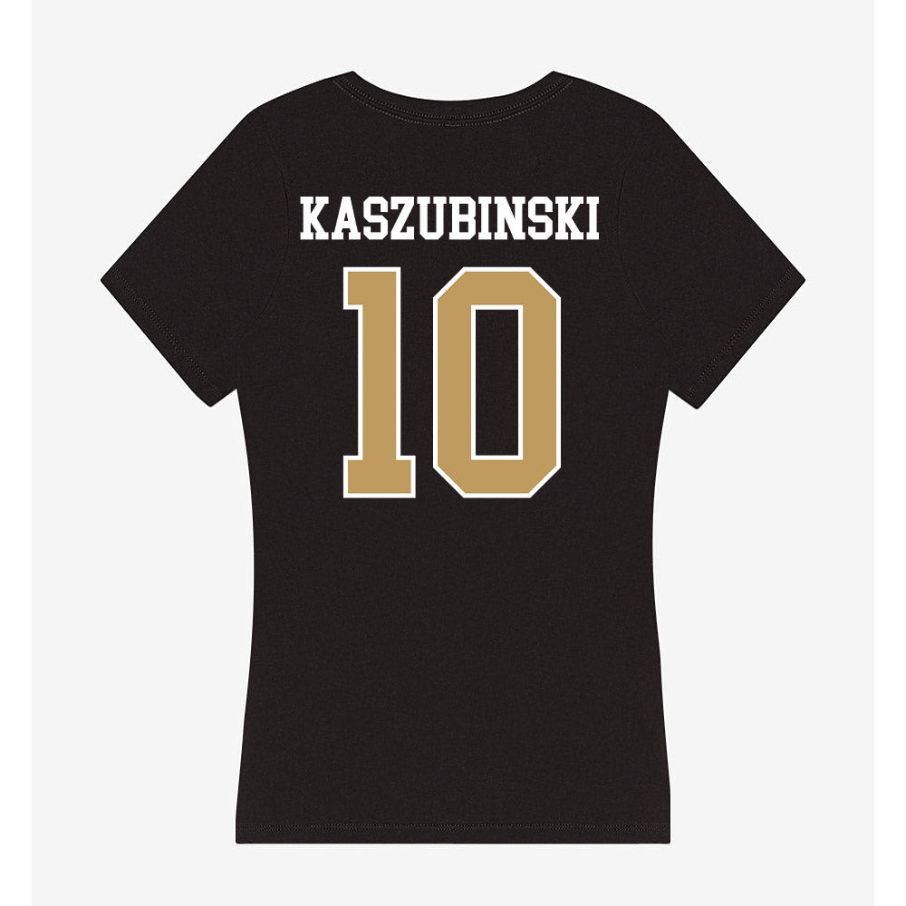 Husson - NCAA Men's Lacrosse : Jack Kaszubinski - Women's V-Neck T-Shirt-1