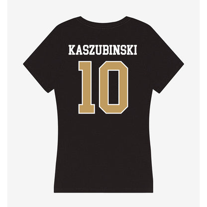 Husson - NCAA Men's Lacrosse : Jack Kaszubinski - Women's V-Neck T-Shirt-1