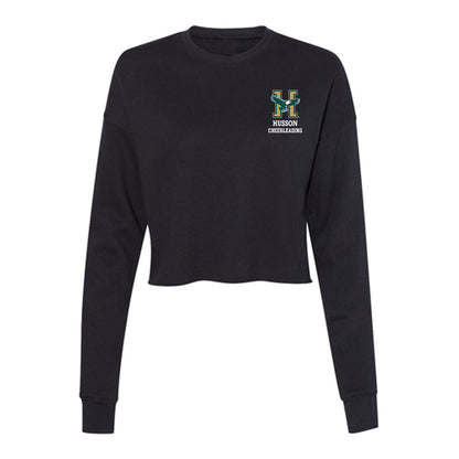 Husson - NCAA Cheerleading : Hailie Howe - Women's Cropped Crew Fleece-0