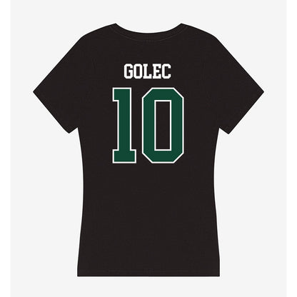 Tiffin - NCAA Men's Lacrosse : Colin Golec - Women's V-Neck T-Shirt-1