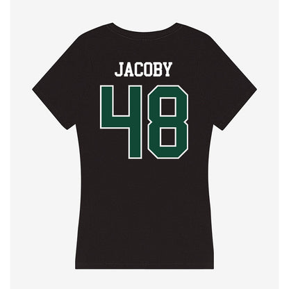 Tiffin - NCAA Football : Jake Jacoby - Women's V-Neck T-Shirt-1
