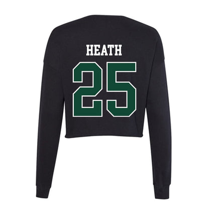 Tiffin - NCAA Men's Lacrosse : Andrew Heath - Women's Cropped Crew Fleece-1