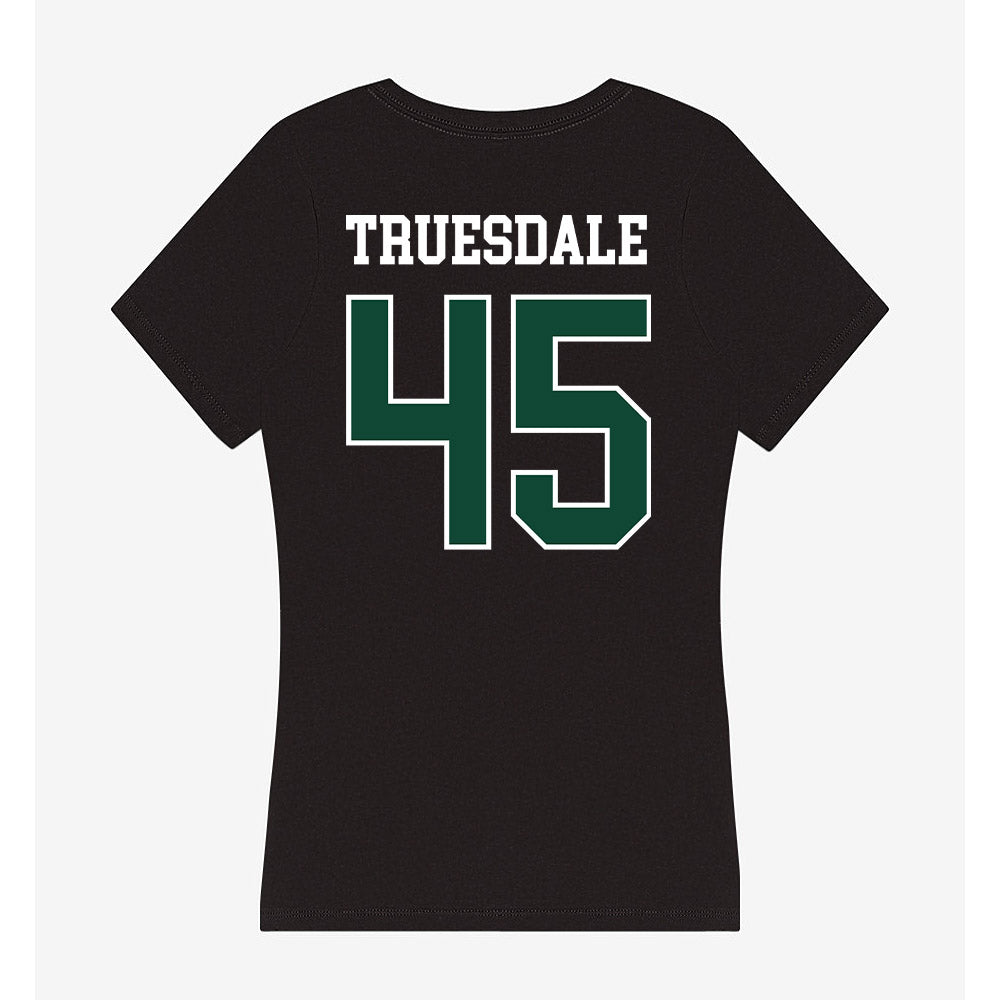 Tiffin - NCAA Football : Joey Truesdale - Women's V-Neck T-Shirt-1