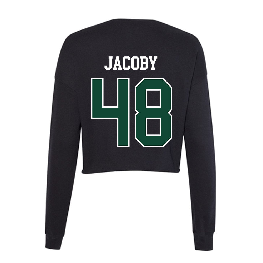 Tiffin - NCAA Football : Jake Jacoby - Women's Cropped Crew Fleece-1