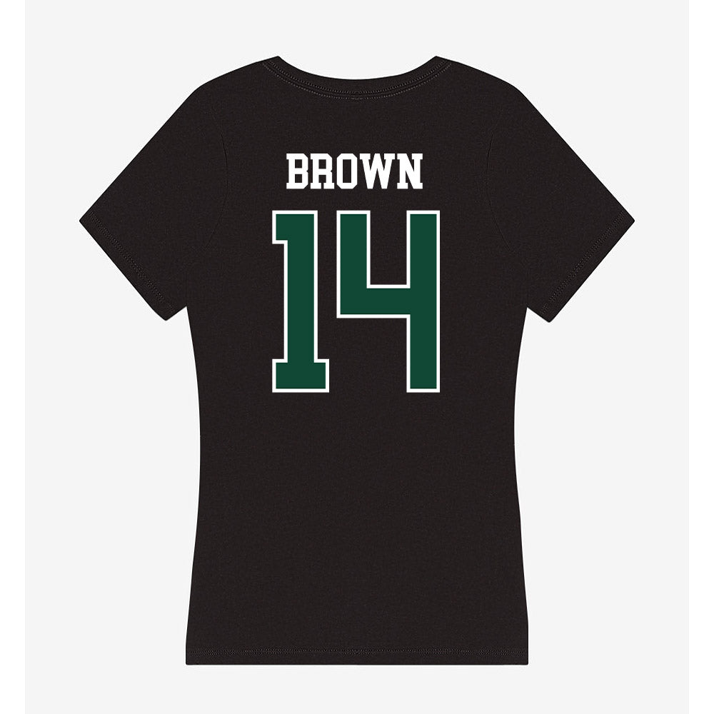 Tiffin - NCAA Men's Lacrosse : Alex Brown - Women's V-Neck T-Shirt-1