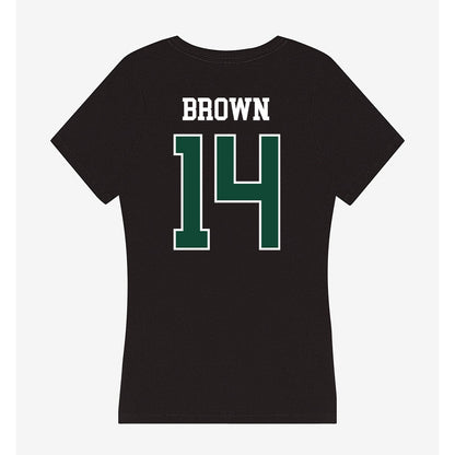Tiffin - NCAA Men's Lacrosse : Alex Brown - Women's V-Neck T-Shirt-1
