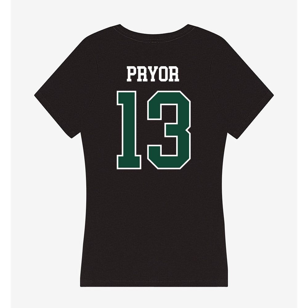 Tiffin - NCAA Men's Lacrosse : Grant Pryor - Women's V-Neck T-Shirt-1