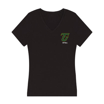 Tiffin - NCAA Softball : Caylin Stevens - Women's V-Neck T-Shirt-0