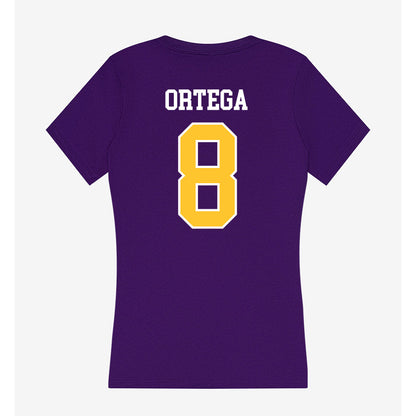 LSUE - NCAA Women's Soccer : Abigail Ortega - Women's V-Neck T-Shirt-1
