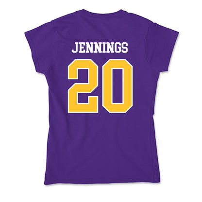 LSUS - NCAA Baseball : Devon Jennings - Soft Style Women’s T-Shirt-1