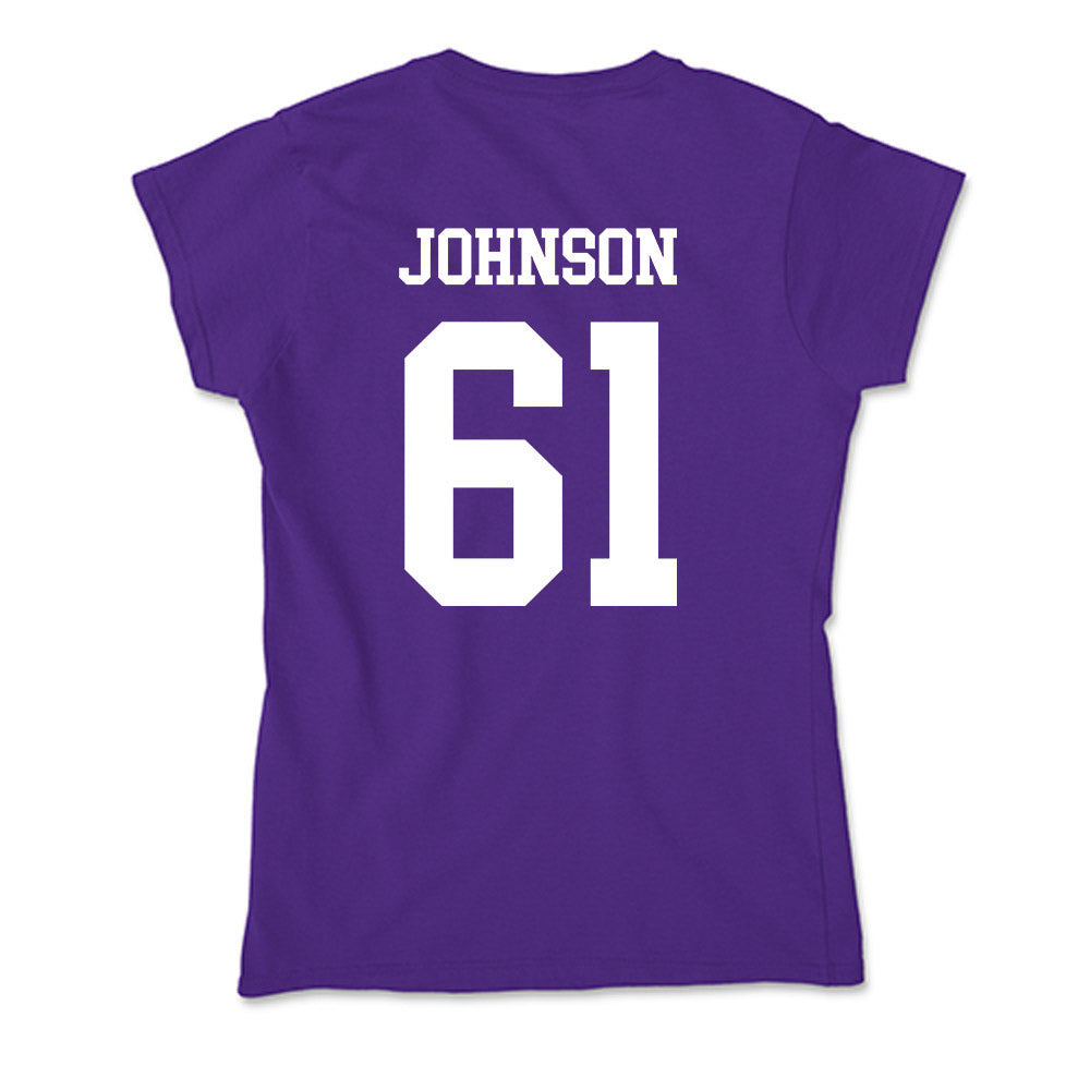 UST - NCAA Football : Marcus Johnson - Soft Style Women’s T-Shirt-1