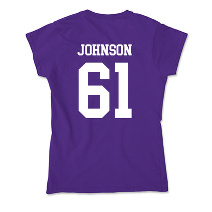 UST - NCAA Football : Marcus Johnson - Soft Style Women’s T-Shirt-1