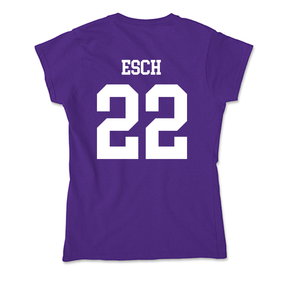UST - NCAA Baseball : Evan Esch - Soft Style Women’s T-Shirt-1