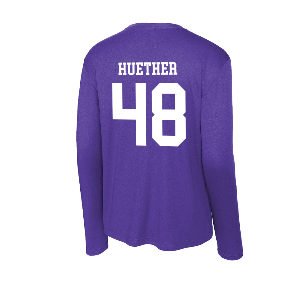 UST - NCAA Football : Elliot Huether - Activewear Long Sleeve T-Shirt-1