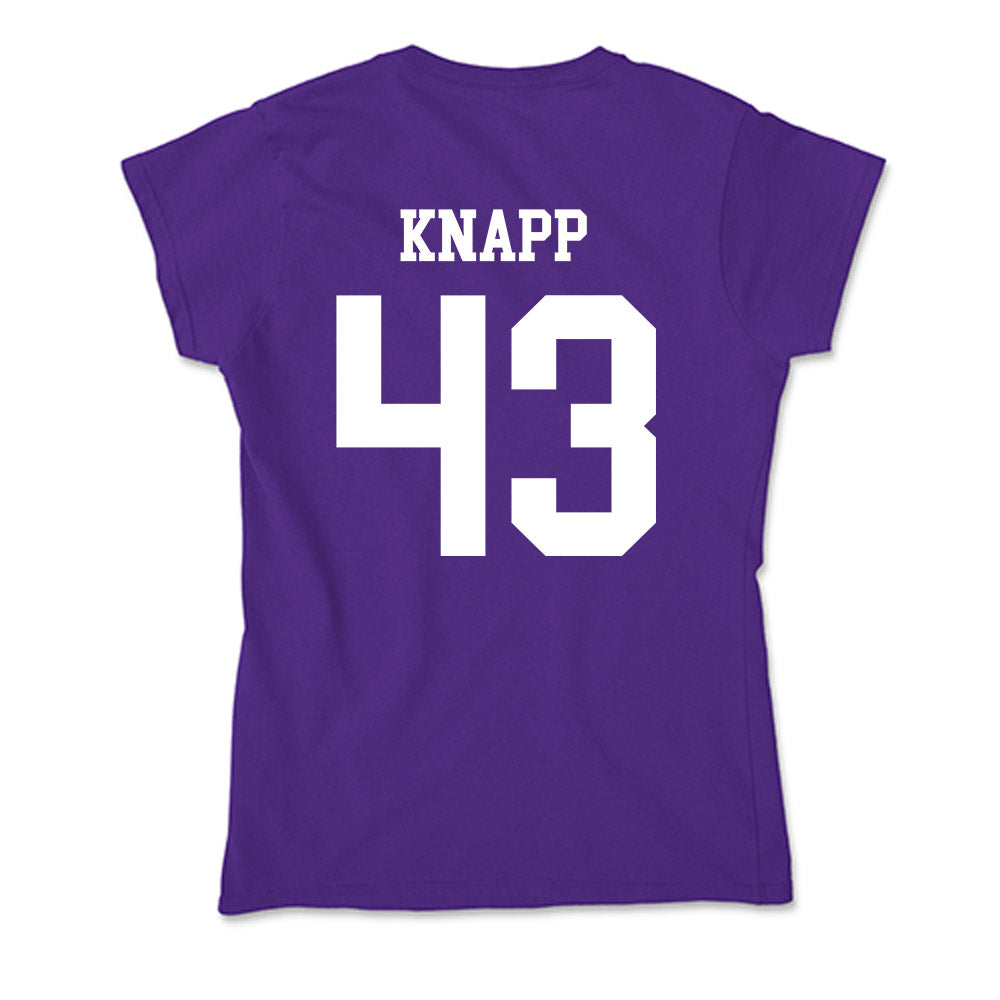 UST - NCAA Football : Teddy Knapp - Soft Style Women’s T-Shirt-1