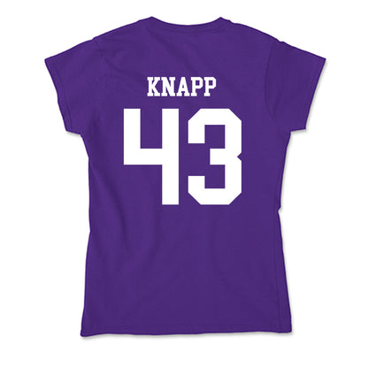 UST - NCAA Football : Teddy Knapp - Soft Style Women’s T-Shirt-1