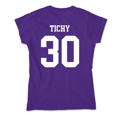 UST - NCAA Football : Nash Tichy - Soft Style Women’s T-Shirt-1