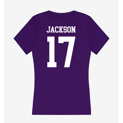 UST - NCAA Football : Ryan Jackson - Women's V-Neck T-Shirt-1