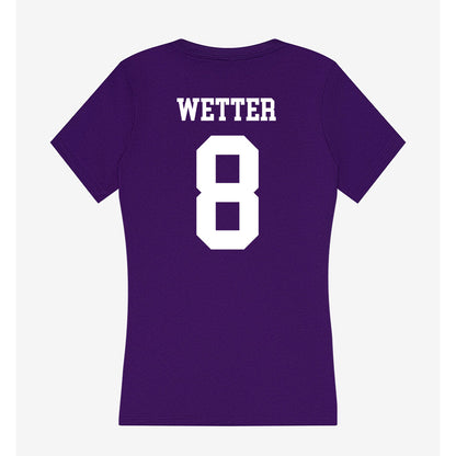 UST - NCAA Women's Volleyball : Megan Wetter - Women's V-Neck T-Shirt-1