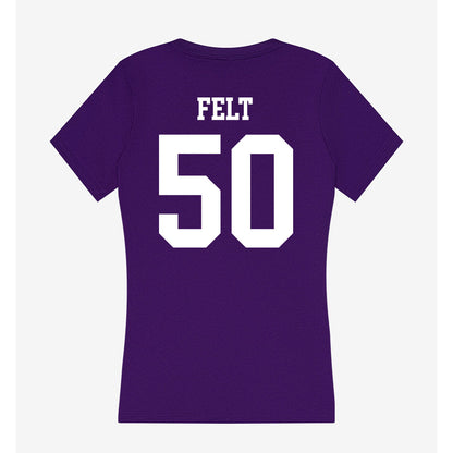 UST - NCAA Football : Kyle Felt - Women's V-Neck T-Shirt-1