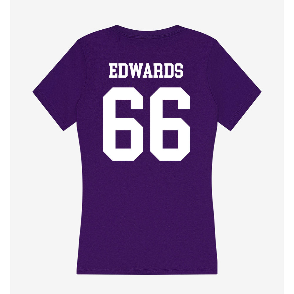 UST - NCAA Football : Braylon Edwards - Women's V-Neck T-Shirt-1