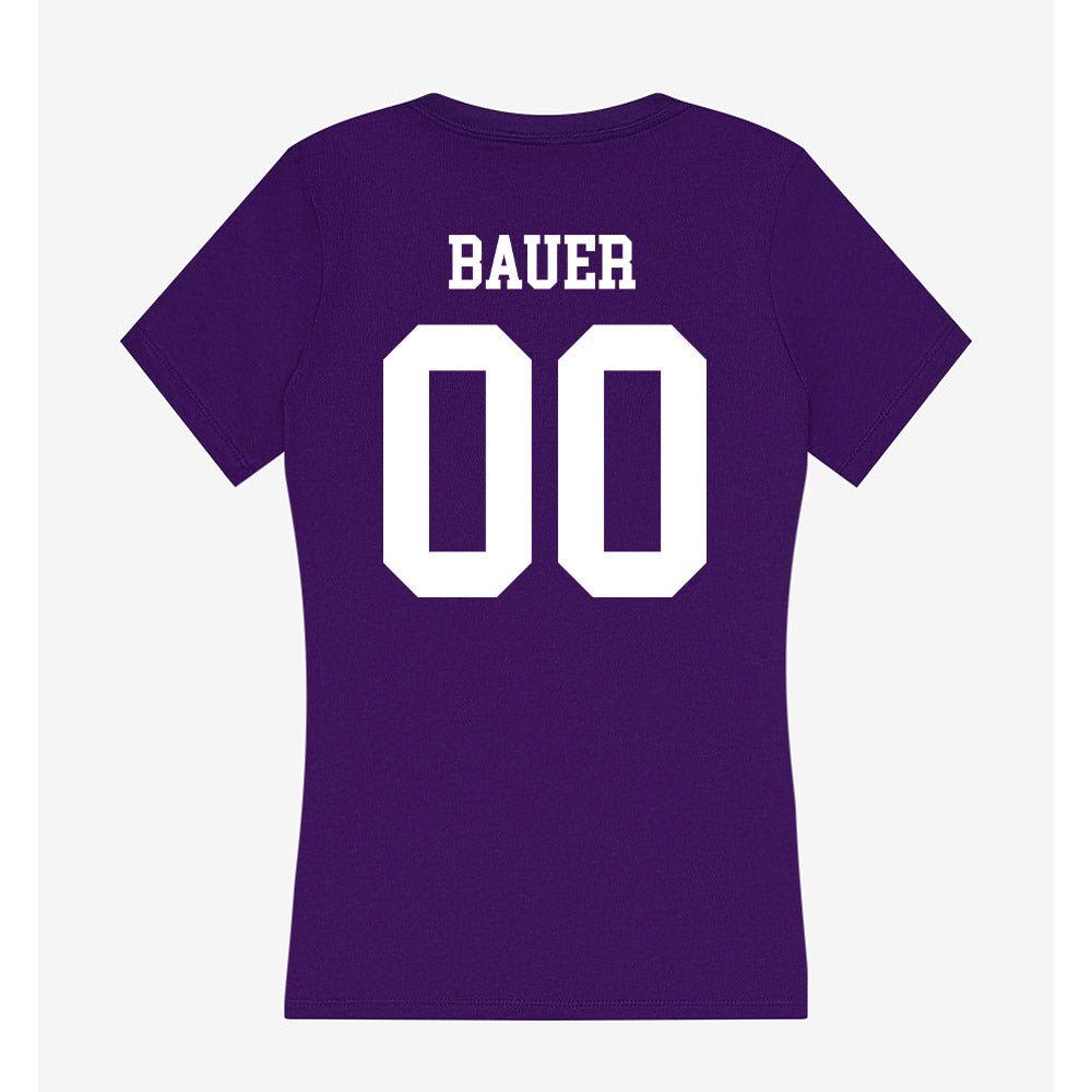 UST - NCAA Football : Jack Bauer - Women's V-Neck T-Shirt-1