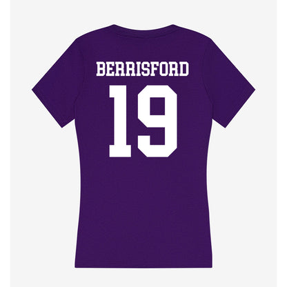 UST - NCAA Baseball : Max Berrisford - Women's V-Neck T-Shirt-1