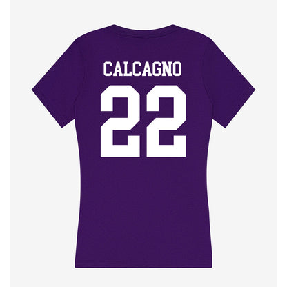 UST - NCAA Football : Ryan Calcagno - Women's V-Neck T-Shirt-1