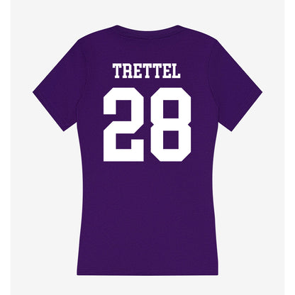 UST - NCAA Women's Soccer : Tatum Trettel - Women's V-Neck T-Shirt-1