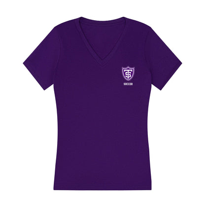 UST - NCAA Women's Soccer : Molly Armstrong - Women's V-Neck T-Shirt-0