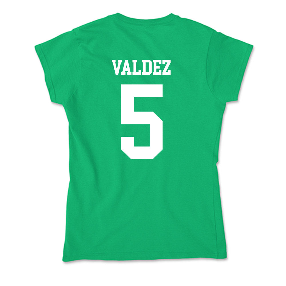 UAM - NCAA Men's Basketball : Gianssen Valdez - Soft Style Women’s T-Shirt-1