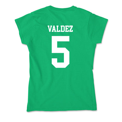 UAM - NCAA Men's Basketball : Gianssen Valdez - Soft Style Women’s T-Shirt-1